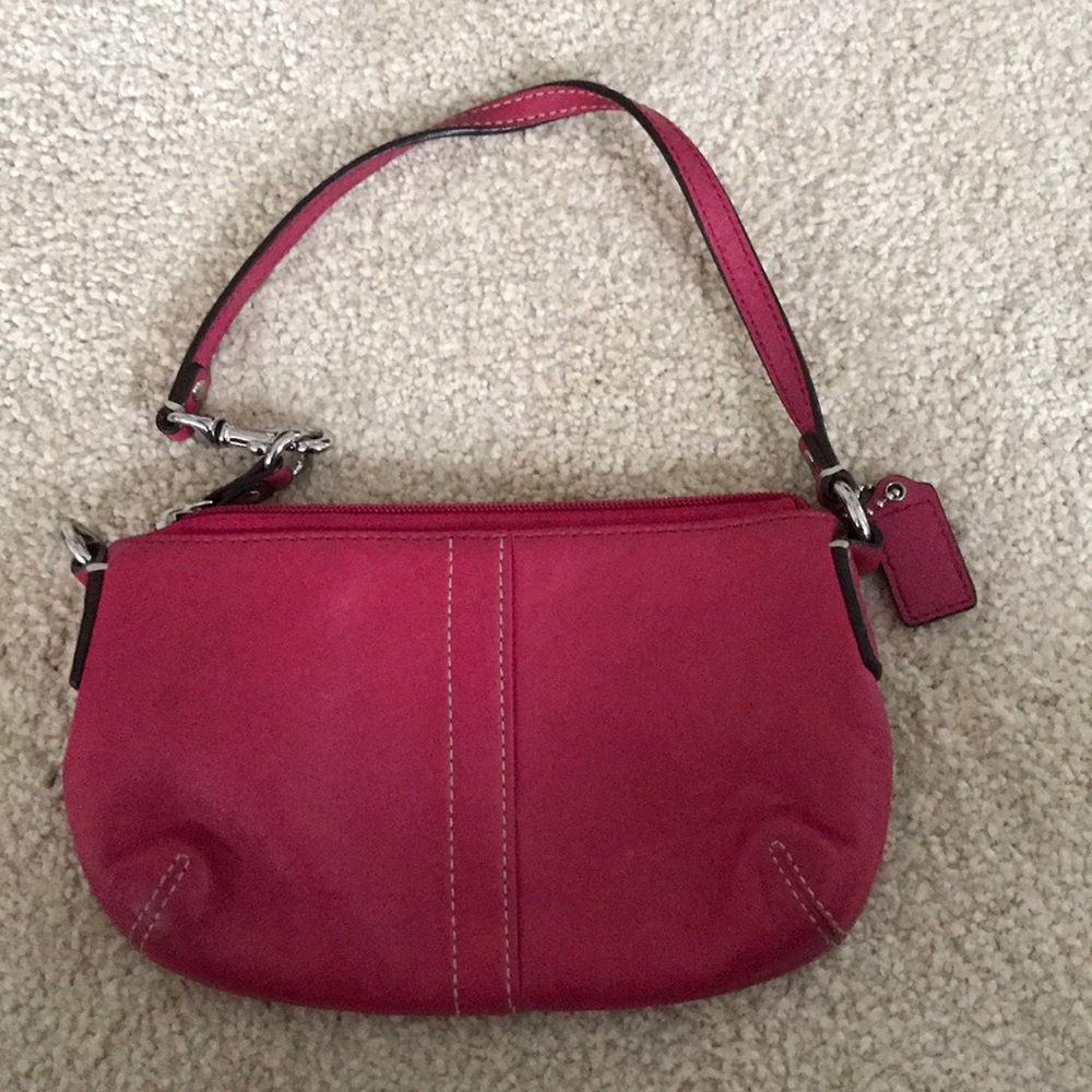 Small coach wristlet